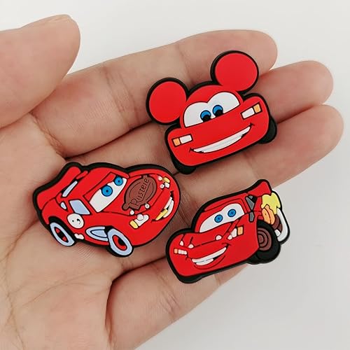 Miniatura 4 de Aimeryup 25pcs Cute Cartoon Charms for Boys Girls,Dog Car Shoe Charms for Kids Teens Adults,PVC Shoe Decoration Charms for Gift Birthday Party