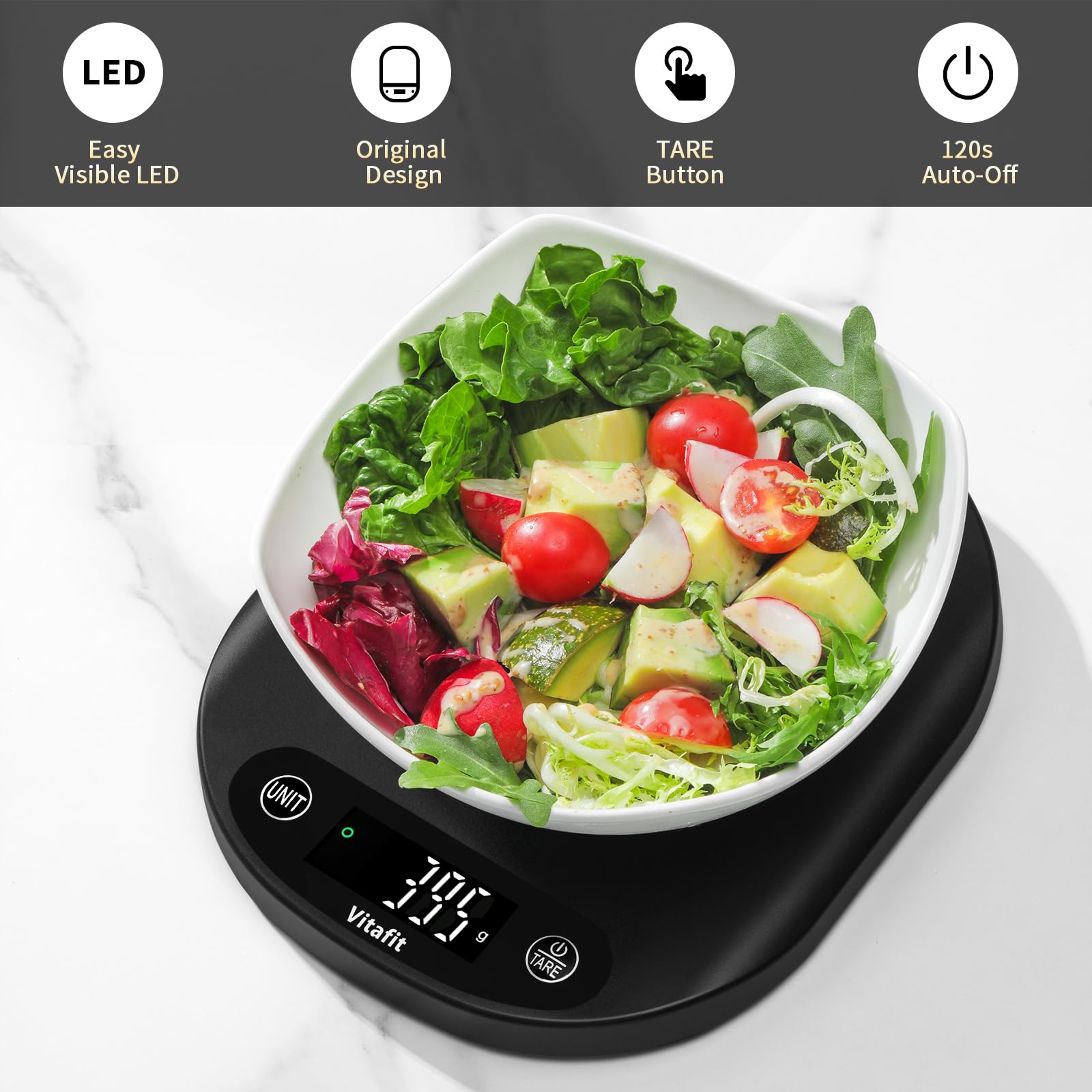 Digital Kitchen Weighing Machine –Gripit High-Precision Food -6