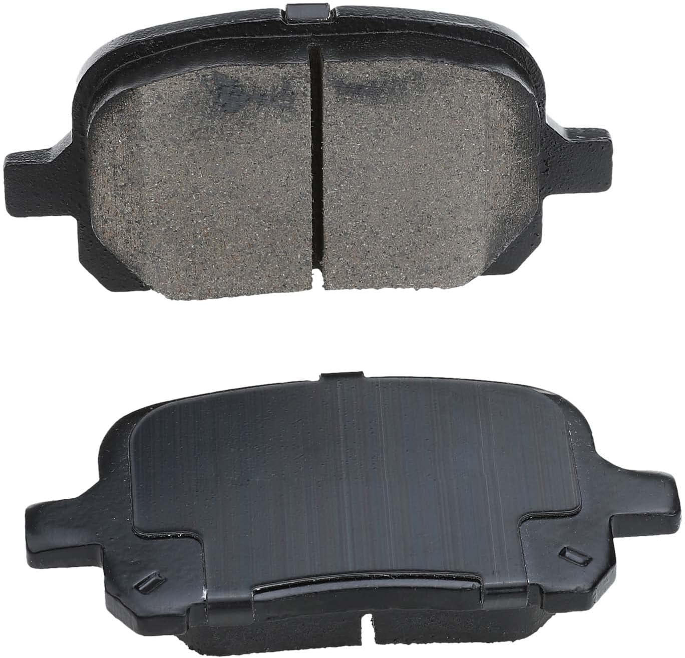 A-Premium Front Vented & Rear Solid Disc Brake Rotors + Ceramic Pads Kit Compatible with Select Toyota and Lexus Models - Camry&ES300, 2000-2001, 12-PC Set