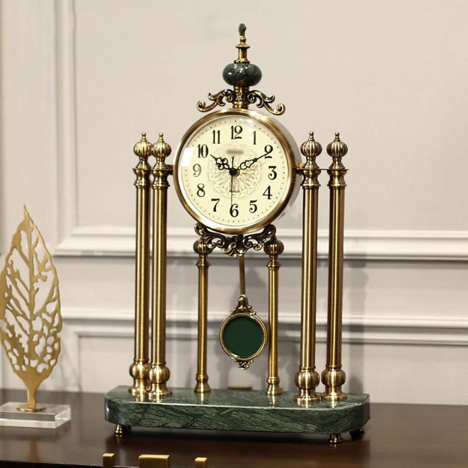Floor Clocks Large Silent Swinging Table Clock/Mantel Clock,Home Desk Clock,