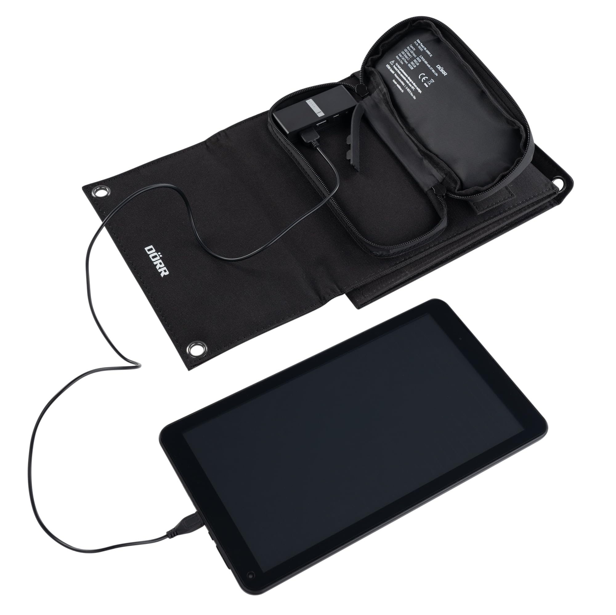 DÖRR Solar Panel PB-10000 mAh 21W XL mit Powerbank