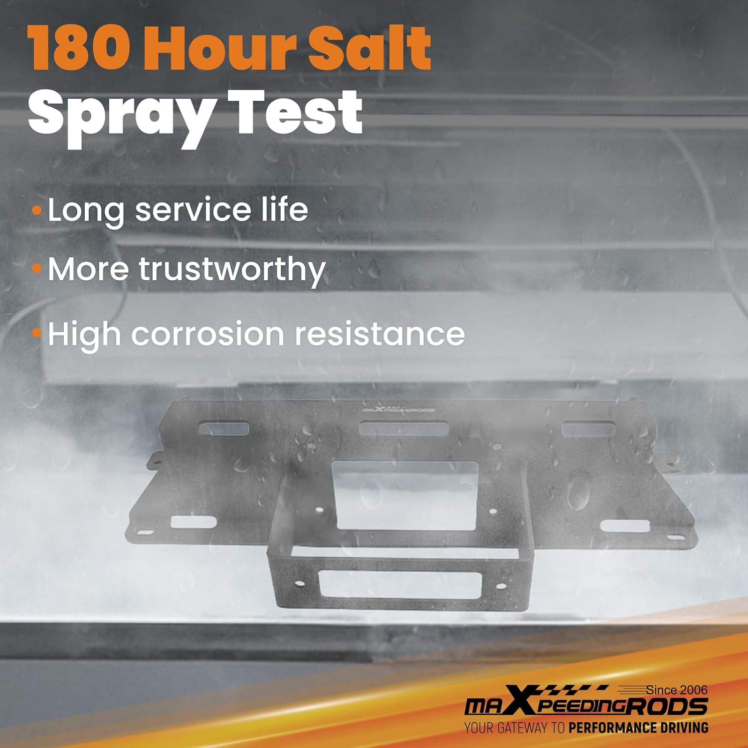 maXpeedingrods Hidden Winch Mounting Plate for GMC/ Chevy Sierra Silverado 1500 Classic 1999-2007 2WD/4WD