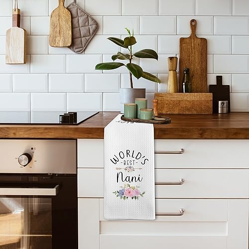 Miniatura 4 de Regalos Nani para abuela india de nietos, nietos, nietos, día de la madre, Navidad, cumpleaños, toallas de cocina, regalos para abuela, el mejor