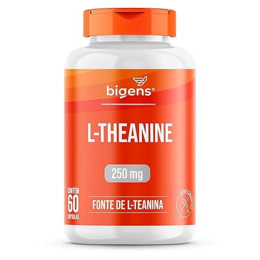 L-Theanine 250mg - 60 Cápsulas - Bigens