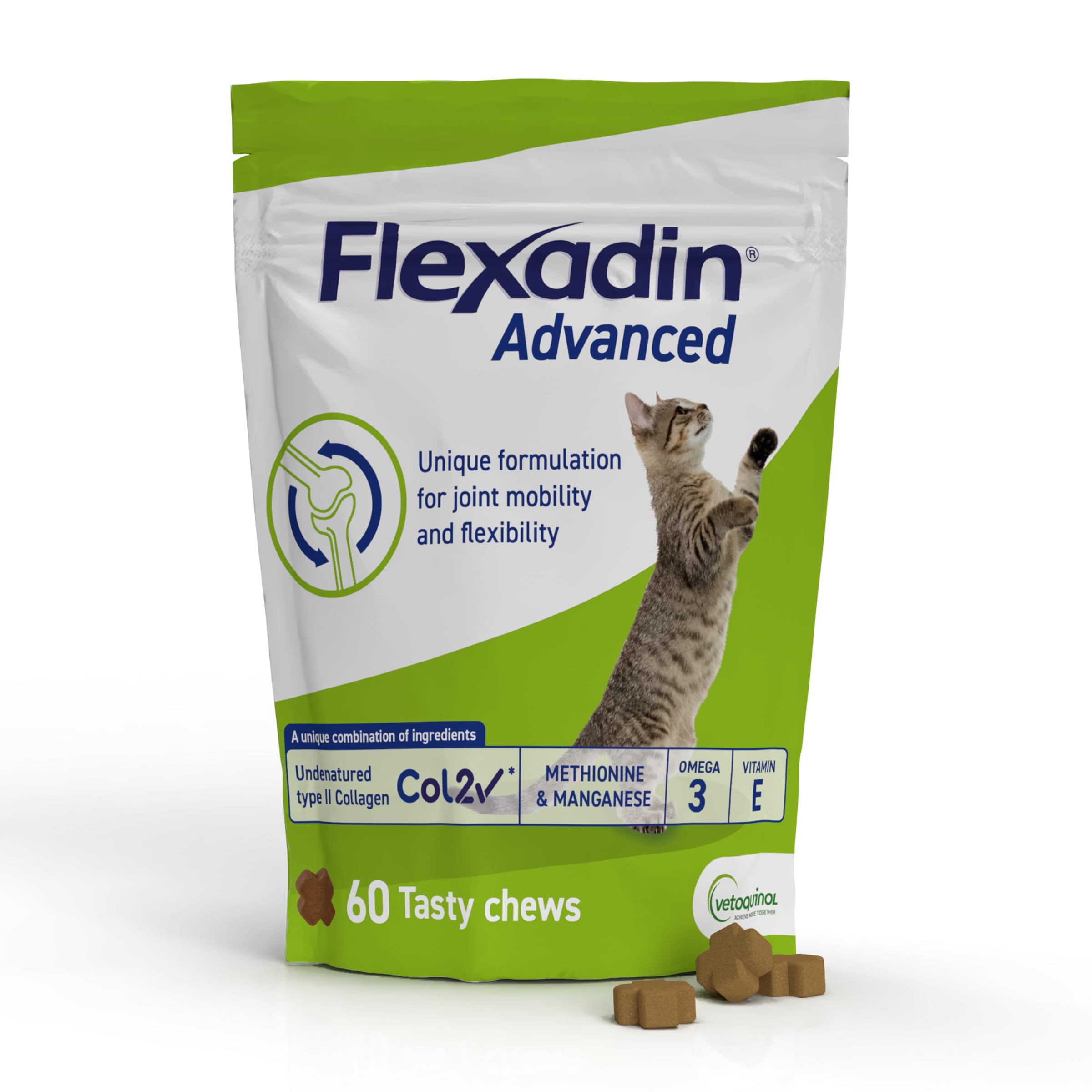Flexadin Advanced Joint Care Supplement For Cats - 60 Chews Size 3