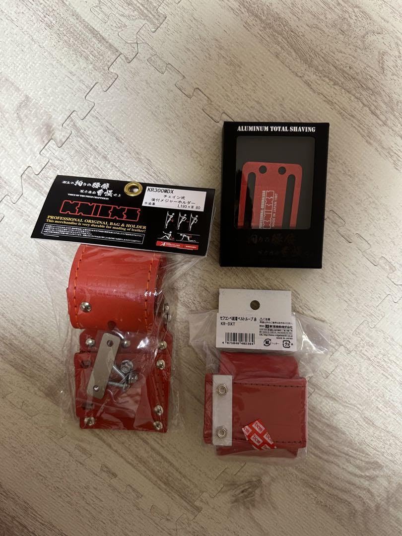 Amazon.co.jp: knicks ニックス赤 腰道具セット : DIY・工具・ガーデン