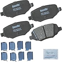 Vista 309 de Bendix Priority1 CFC154 - Juego de pastillas de freno de disco para Avanti II, Century, LeSabre, Regal, Riviera, chasis comercial, DeVille