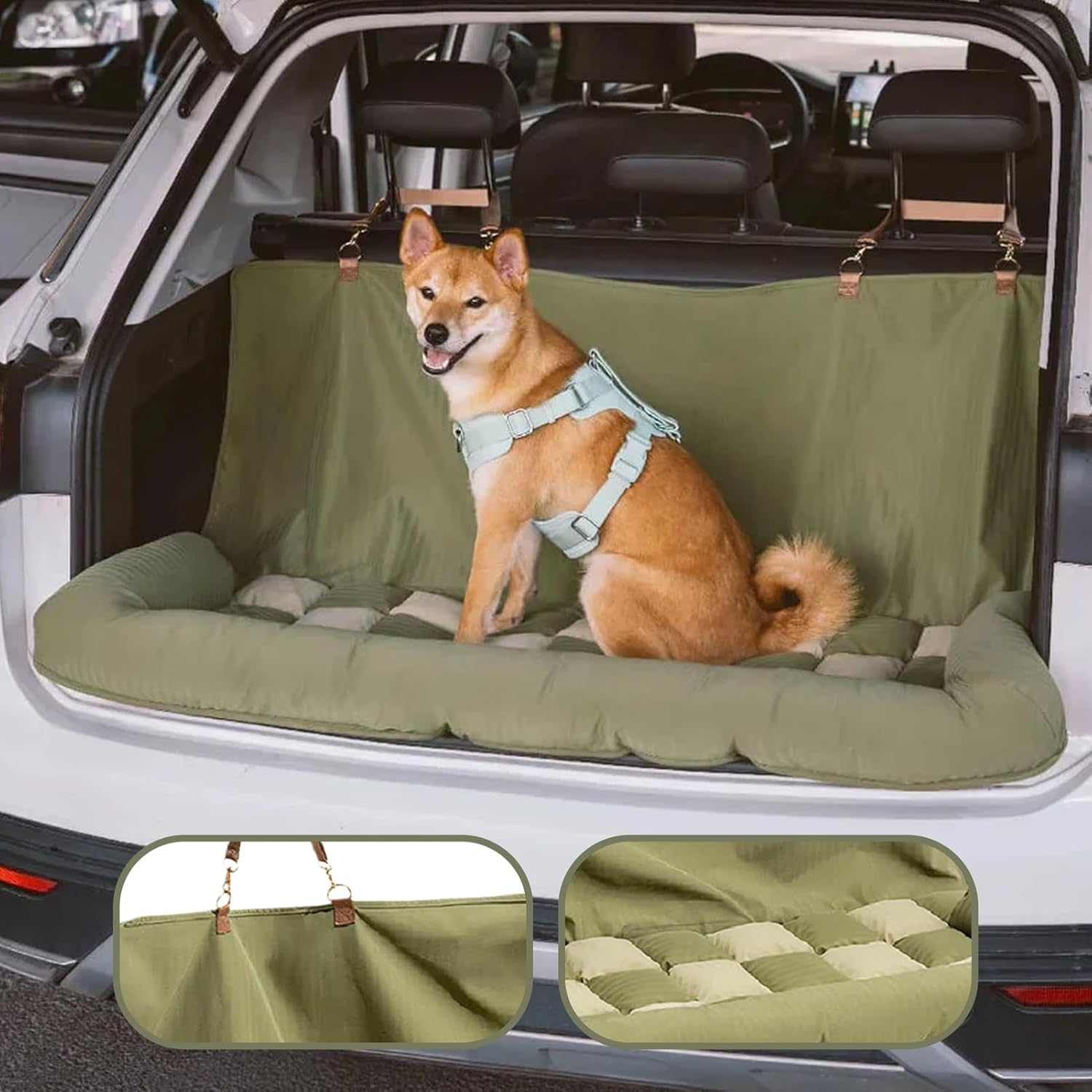 Dog Car Seat | Foldable Pet Automotive Backseat... 13 Dog Car Seat | Foldable Pet Automotive Backseat...