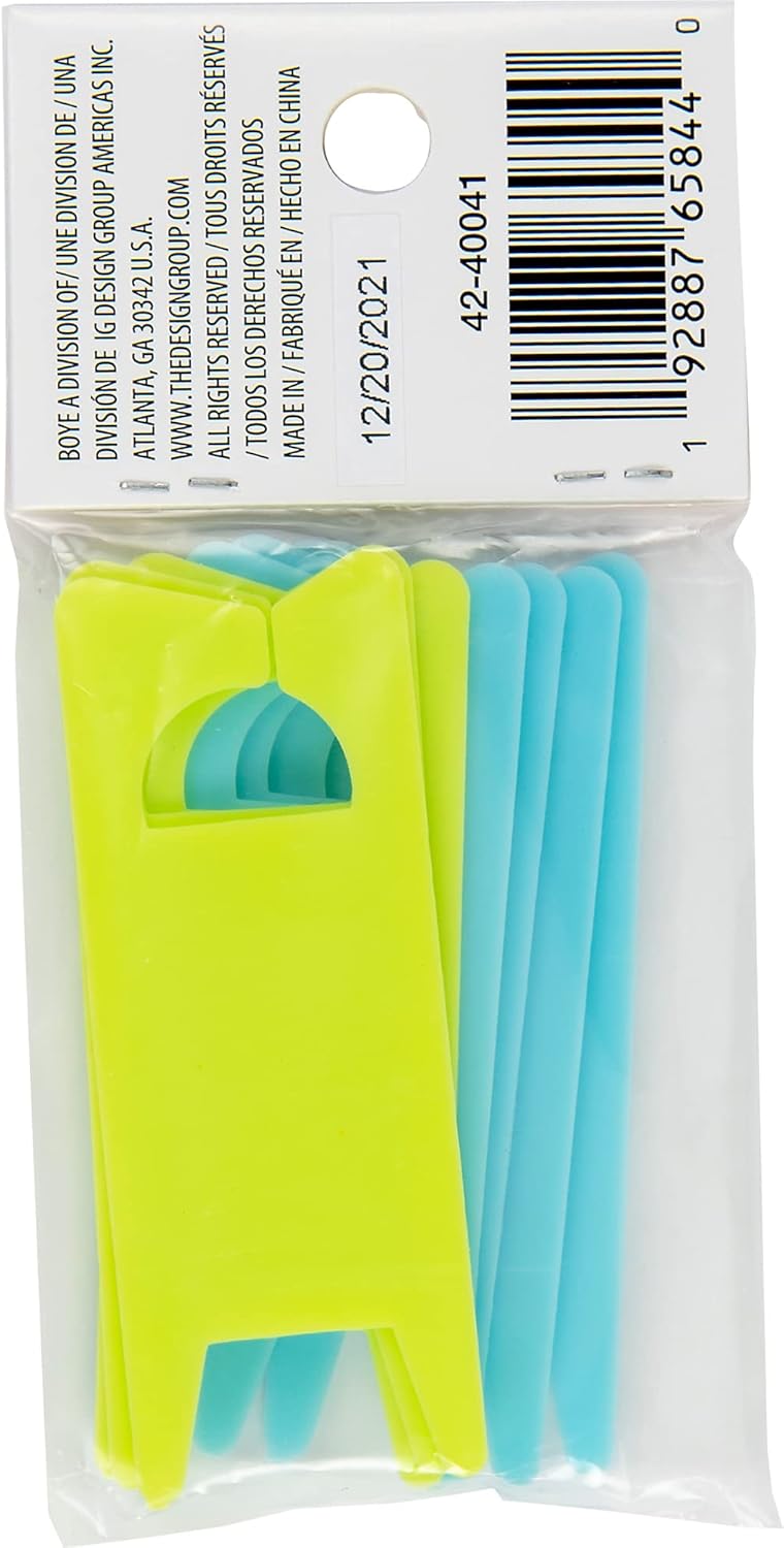 Boye Light and Medium Weight Yarn Bobbins for Knitting and Crochet, 2.625" Long, Cool Blue and Green 7 Piece