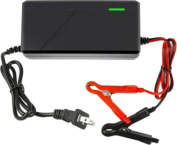 14.6V 10A LiFePO4 Battery Charger for 12V Lithium Iron Phosphate Batteries – Fast Charging, High Efficiency, LED Indicator, Durable Design with Overheat Protection