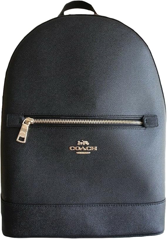 Coach Women's Kenley Backpack, Crossgrain Leather Black, One Size
