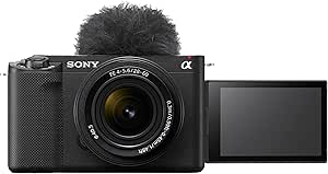 Sony ZV-E1 | Vlog camera full-frame con obiettivo intercambiabile 28-60 mm f/4-5.6 (compatta e leggera, 4K 60p, 12,2 megapixel, sistema di stabilizzazione digitale a 5 assi)