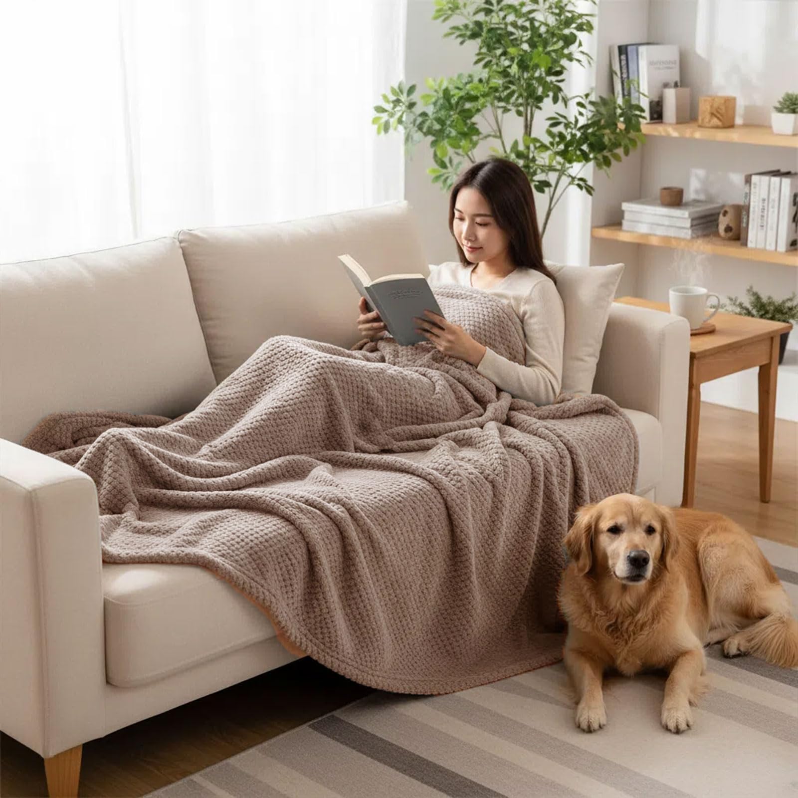 Amazon.co.jp: 毛布 シングル 秋冬用ブランケット 160 x 190 cm