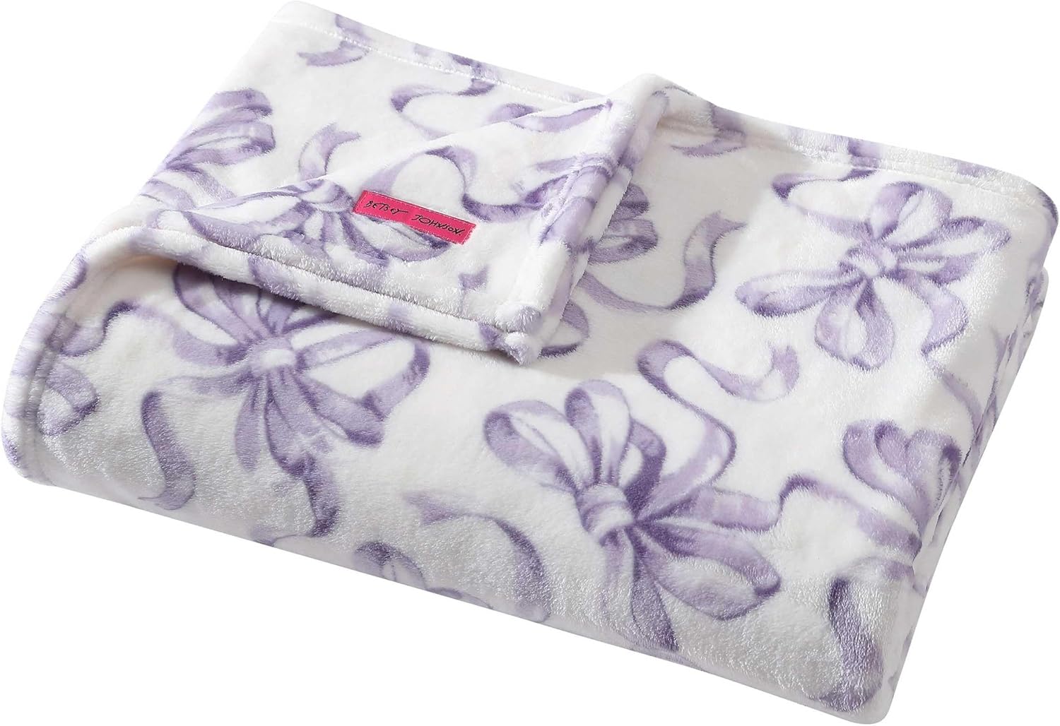 Betsey Johnson - Blanket, Ultra-Soft Plush Bedding, Warm & Cozy, Oversized Room Essentials (Vintage Floral Pink, King)
