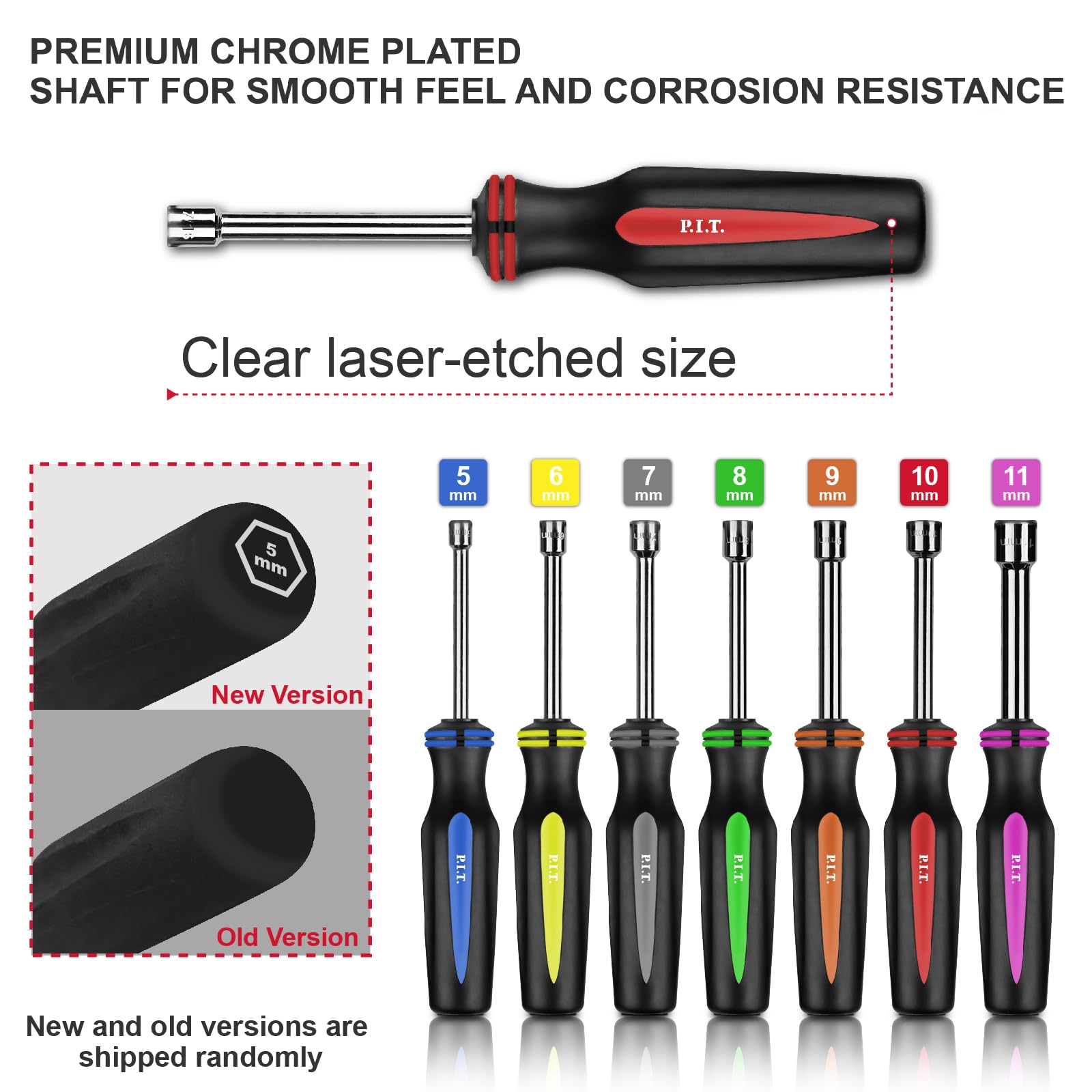 P.I.T. 7-Piece Metric Nut Driver Set -2 P.I.T. 7-Piece Metric Nut Driver Set -2