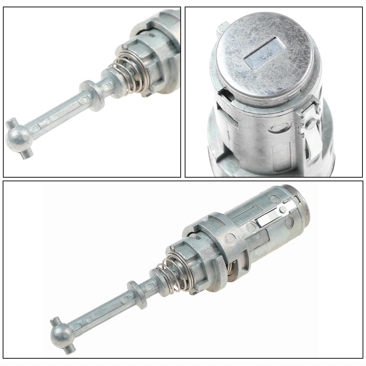 YAOPEI - Cilindro de cerradura de puerta izquierda para C2 C3 9170.T9 9170W9 9170T5 256924 (2 llaves)