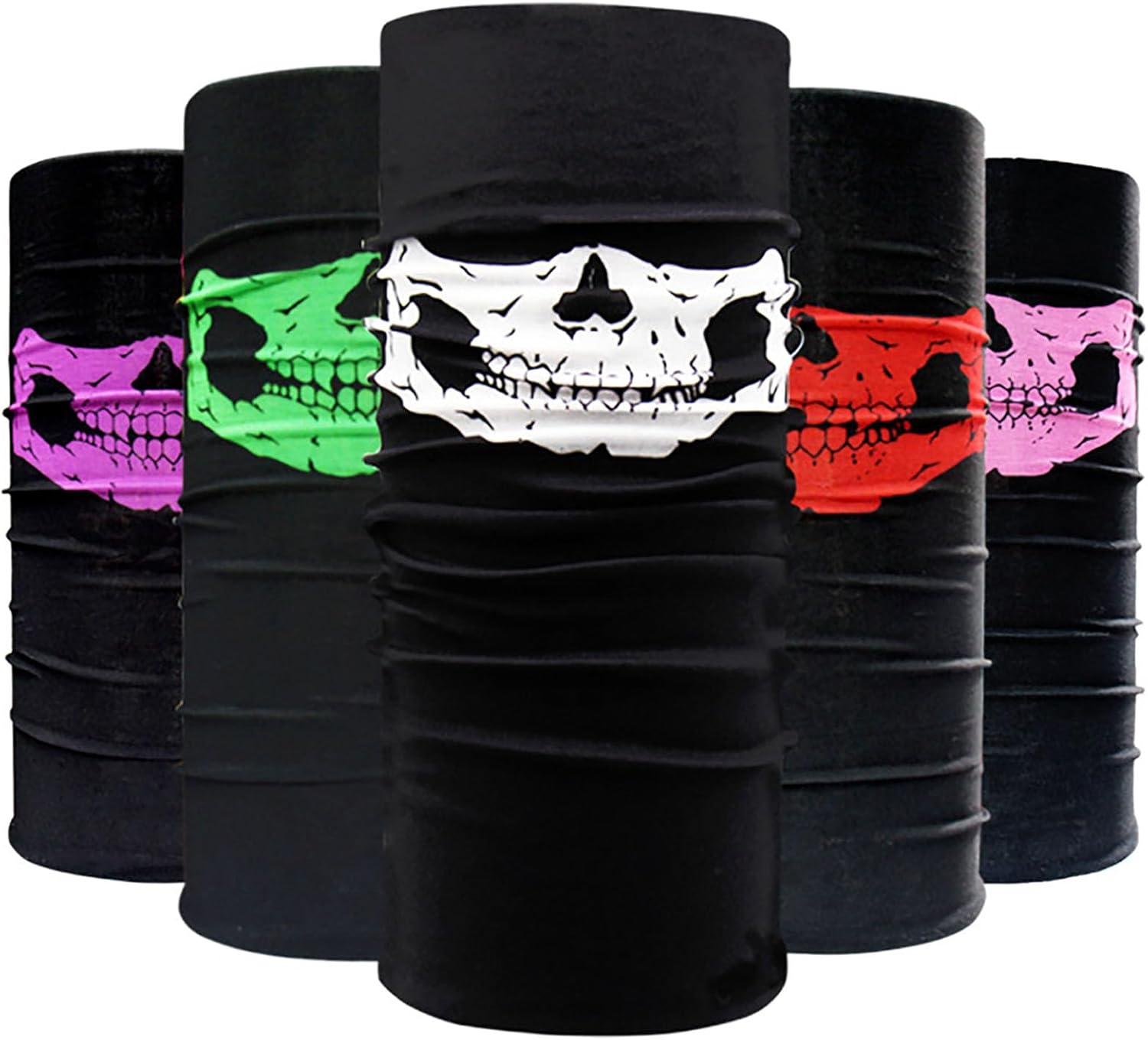 4PCS Motorcycle Set, 2 Dirt Bike Ski Goggles UV Protection Dustproof Windproof Safety Glasses with 2 Skull Face Mask - Image 7