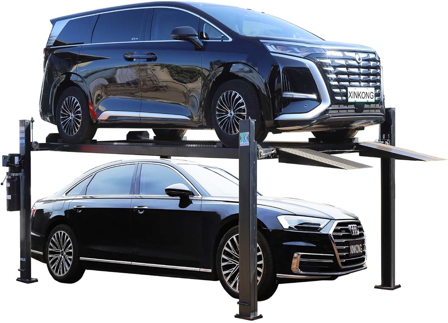 XK-PP-8S 8000 LB 4-Post Heavy Duty Portable Storage Car Lift Auto Hoist