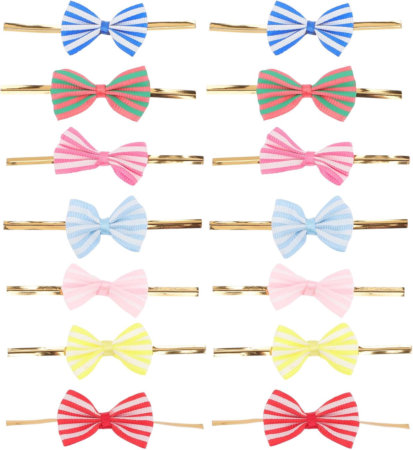 CALLARON 70 Pcs Lollipop Sealing Bows with Polyester Material for Decorative and Sealing Lollipop Bags, for Dessert Baking Store and Biscuit Bag Packaging Random Color