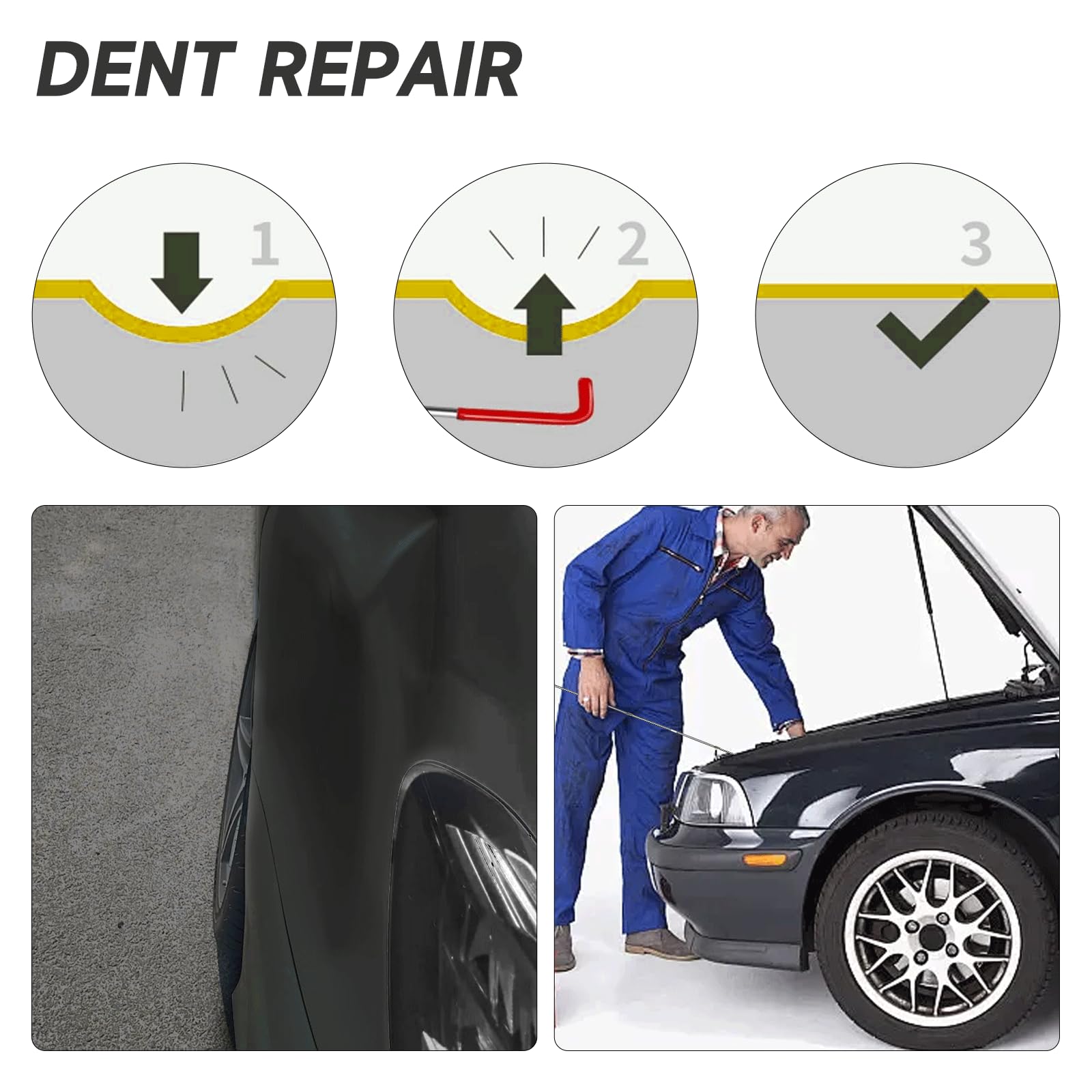 HUWAIGOU 25PCS Stainless Steel Repair Tools Set