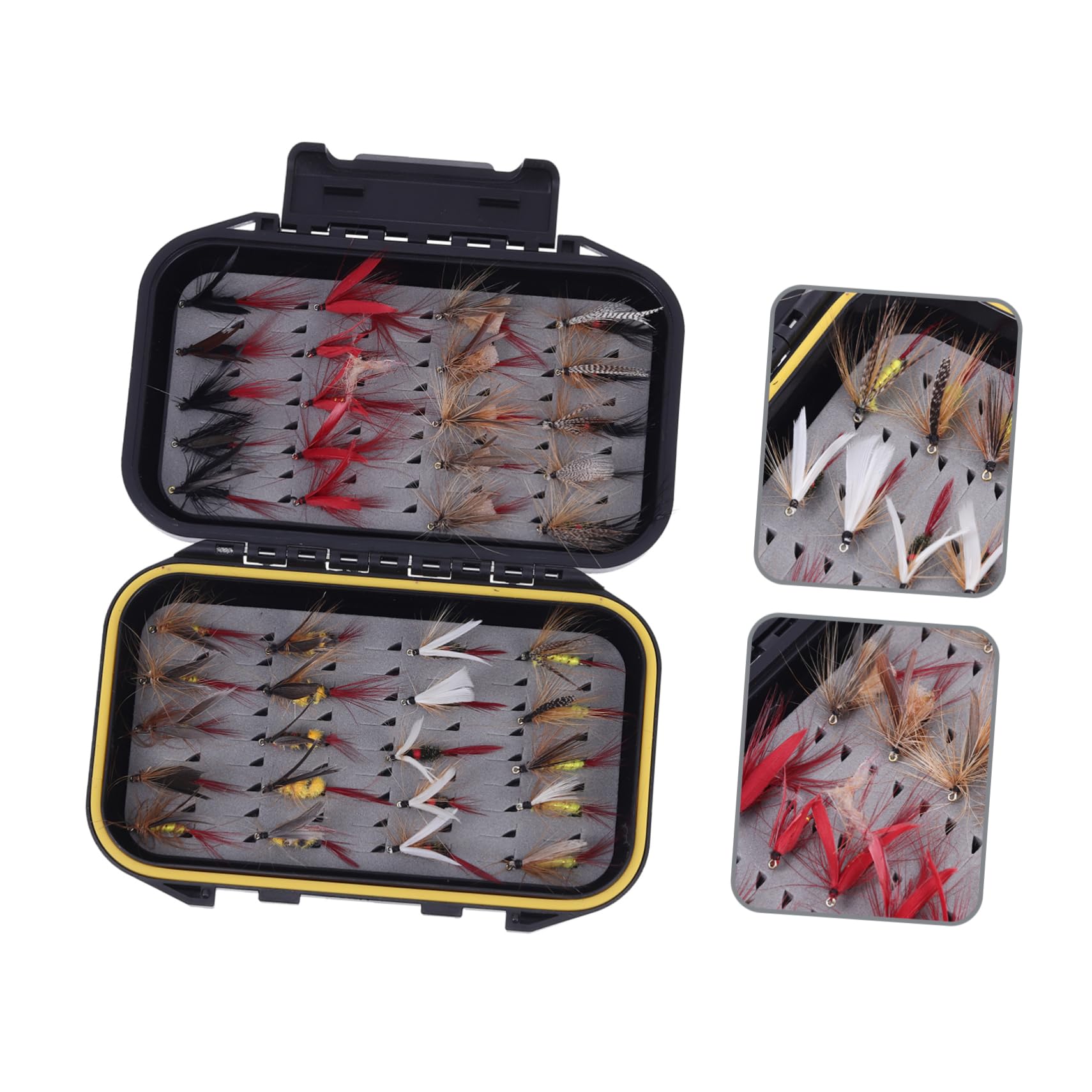 BESPORTBLE 160 Pezzi Gancio A Mosca Attrezzatura Da Pesca Esche Da Pesca A Mosca Gancio Esca Attrezzatura Da Accessori Per La A a Da In Acqua Salata Kit Da