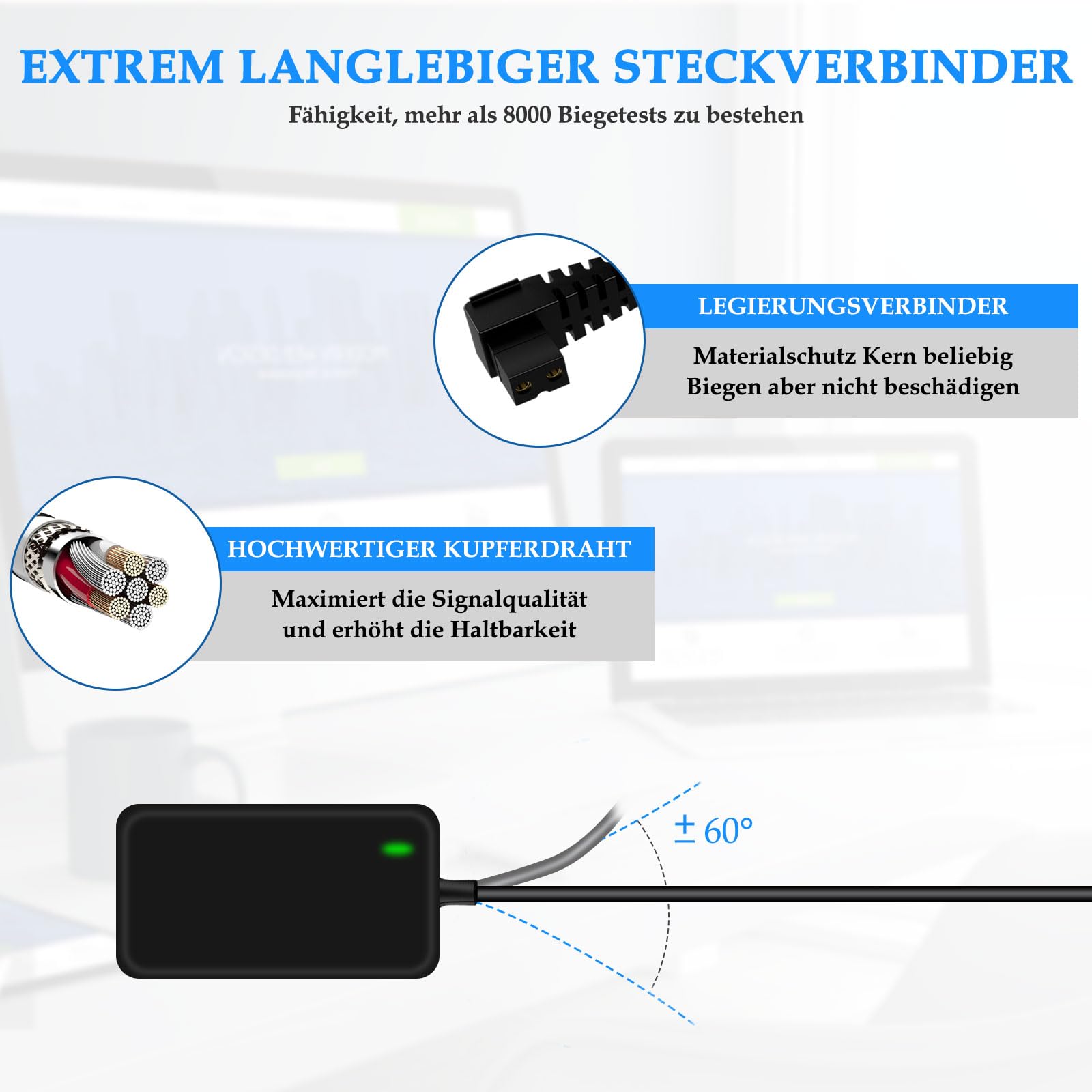 Ladegerät für Steinbach Poolrunner Battery Basic 2.0 Poolroboter 12,6V Netzteil Ladegerät Konstantstrom Konstantspannung mit Drehlicht Ladenetzteil