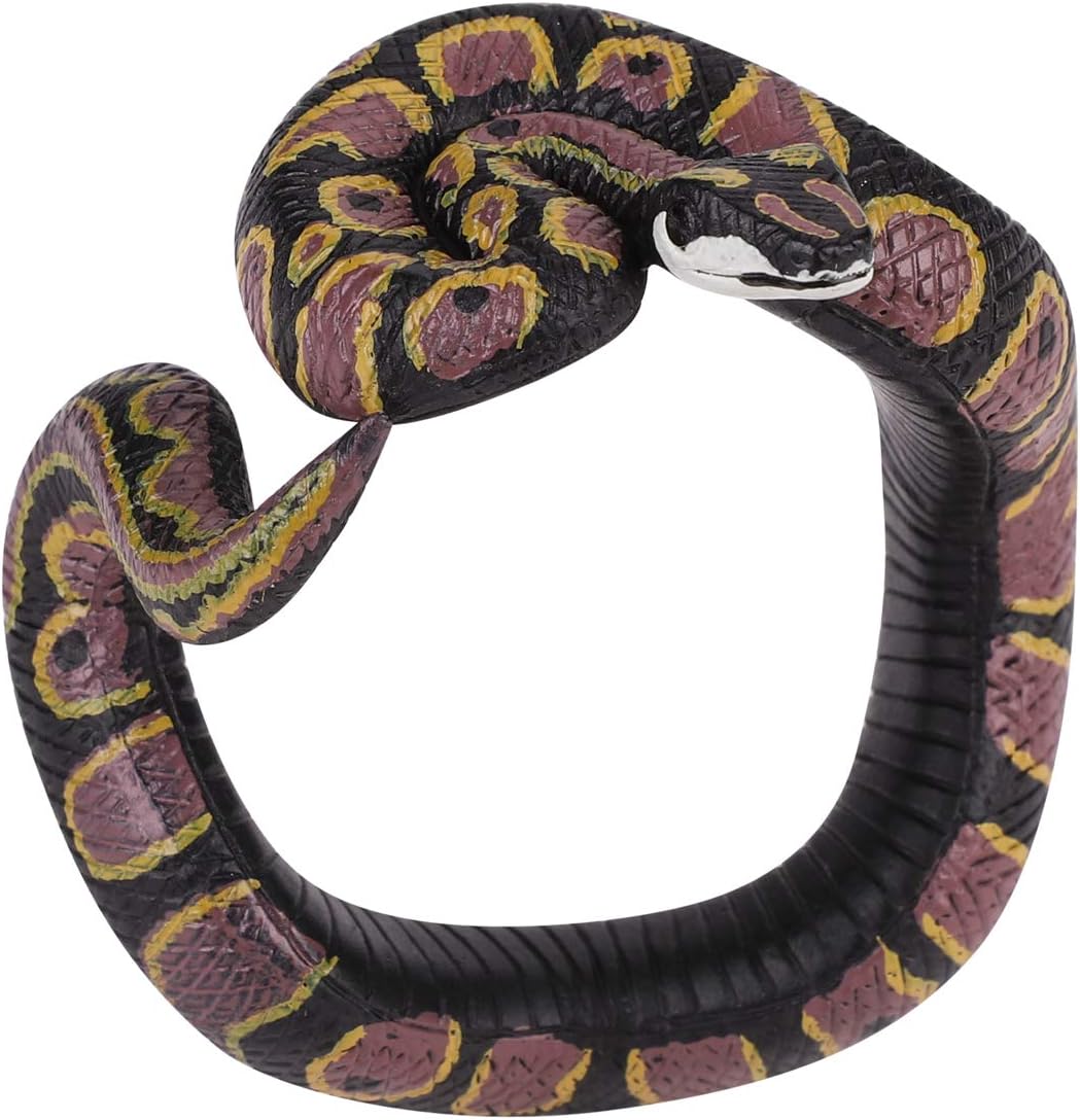 Snake Bracelet Halloween Fake Snake Bracelet Realistic Snake Wrist Band Bangle Novelty Tricky Party Favors Animal Python Prank Props Chinese Zodiac Gift for Halloween April Fools Day Cosplay Party - Image 5