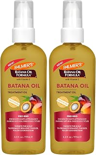 Palmer's Batana Oil Formula Pro Gro Scalp & Hair Oil with Vitamin E (3.3 Fl Oz), Lightweight Nourishing Scalp Treatment, Helps Strengthen Roots & Promote Hair Growth for Fuller, Shinier Strands