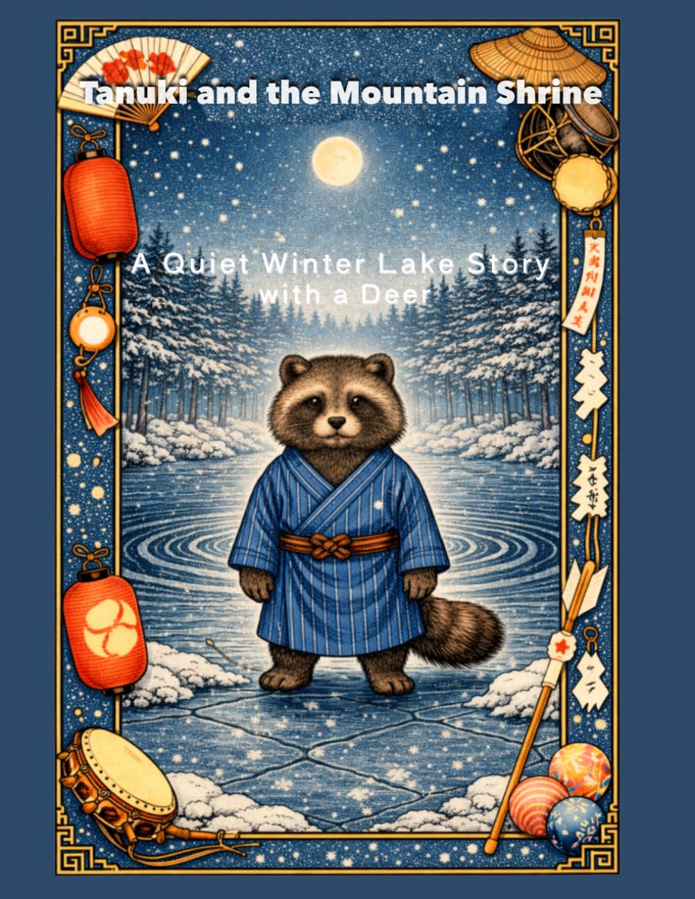 Tanuki and the Mountain Shrine: A Quiet Winter Lake Story with a Deer (Tanuki Seasonal Tales)
