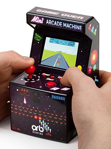 Mini Arcade Machine, 240 Built-in 8-Bit Games, 2.5” Full Colour