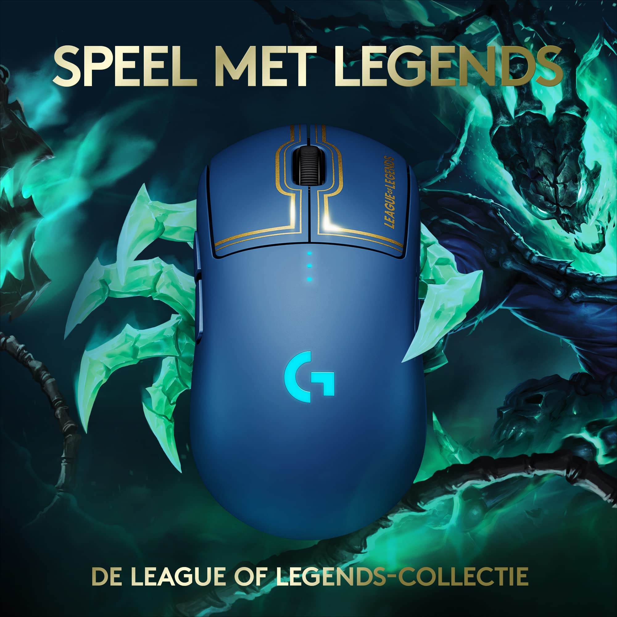 Logitech G PRO Wireless Gaming Mouse - LIGHTSPEED, HERO 25K Sensor