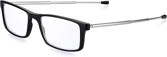 Folding Reading Glasses +1.0 to +3.5 Blue Light Blocking Glasses for Computers & Digital Screens, Pocket Sized, Easy to Carry, Protective Eyewear from
