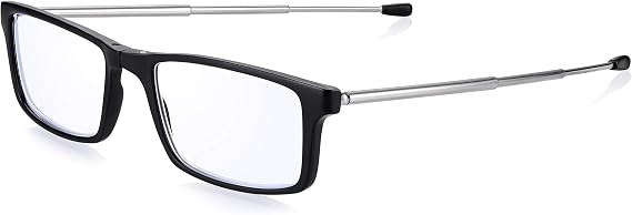 Folding Reading Glasses +1.0 to +3.5 Blue Light Blocking Glasses for Computers & Digital Screens, Pocket Sized, Easy to Carry, Protective Eyewear from