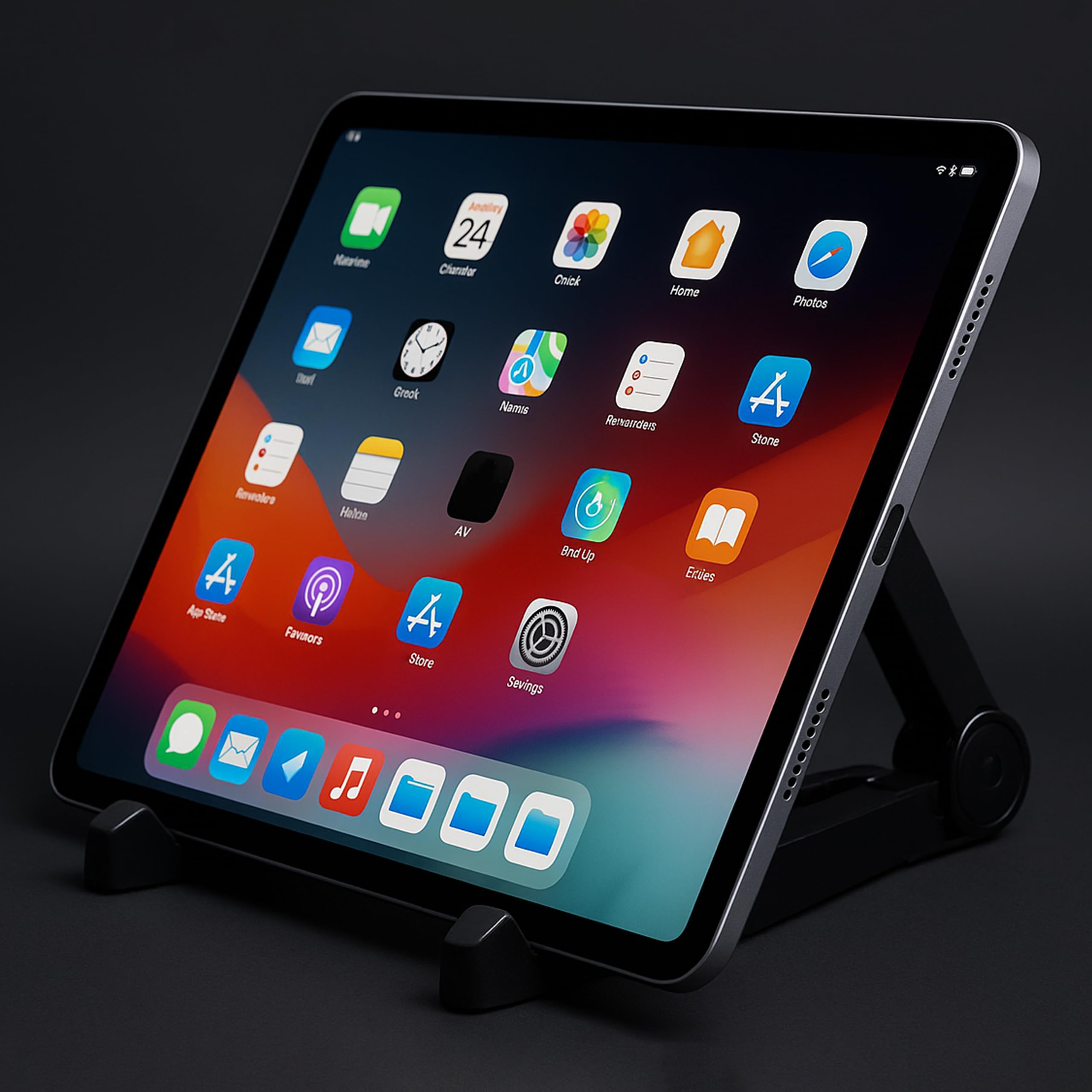 Universal Tabletständer – Verstellbar 0-180°, Faltbar, Rutschfest – Für Tablets & Handys 4-13 Zoll, Leicht & Tragbar