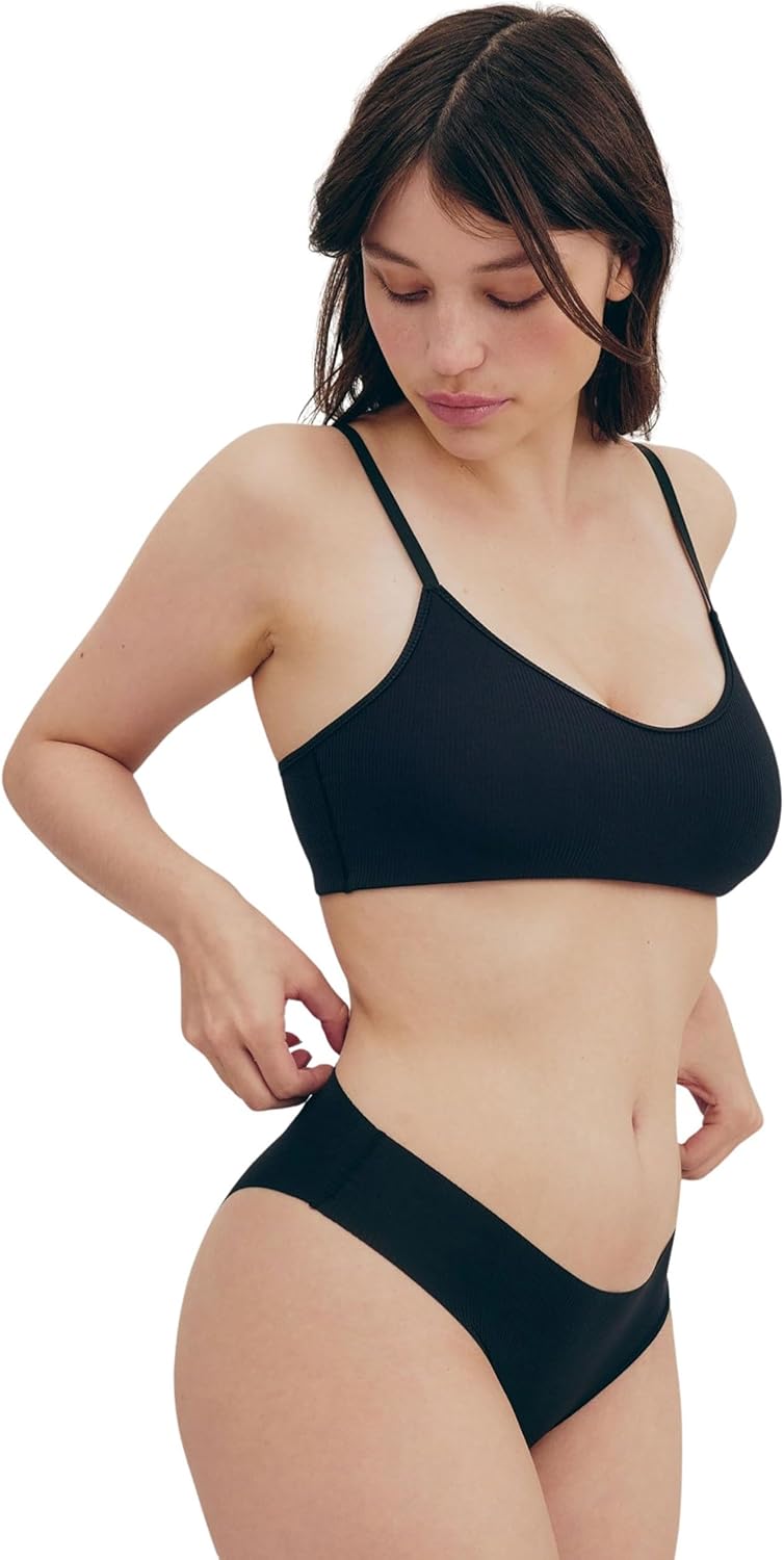 Organic Basics womens Naked Ribbed Brief Underwear - Image 2