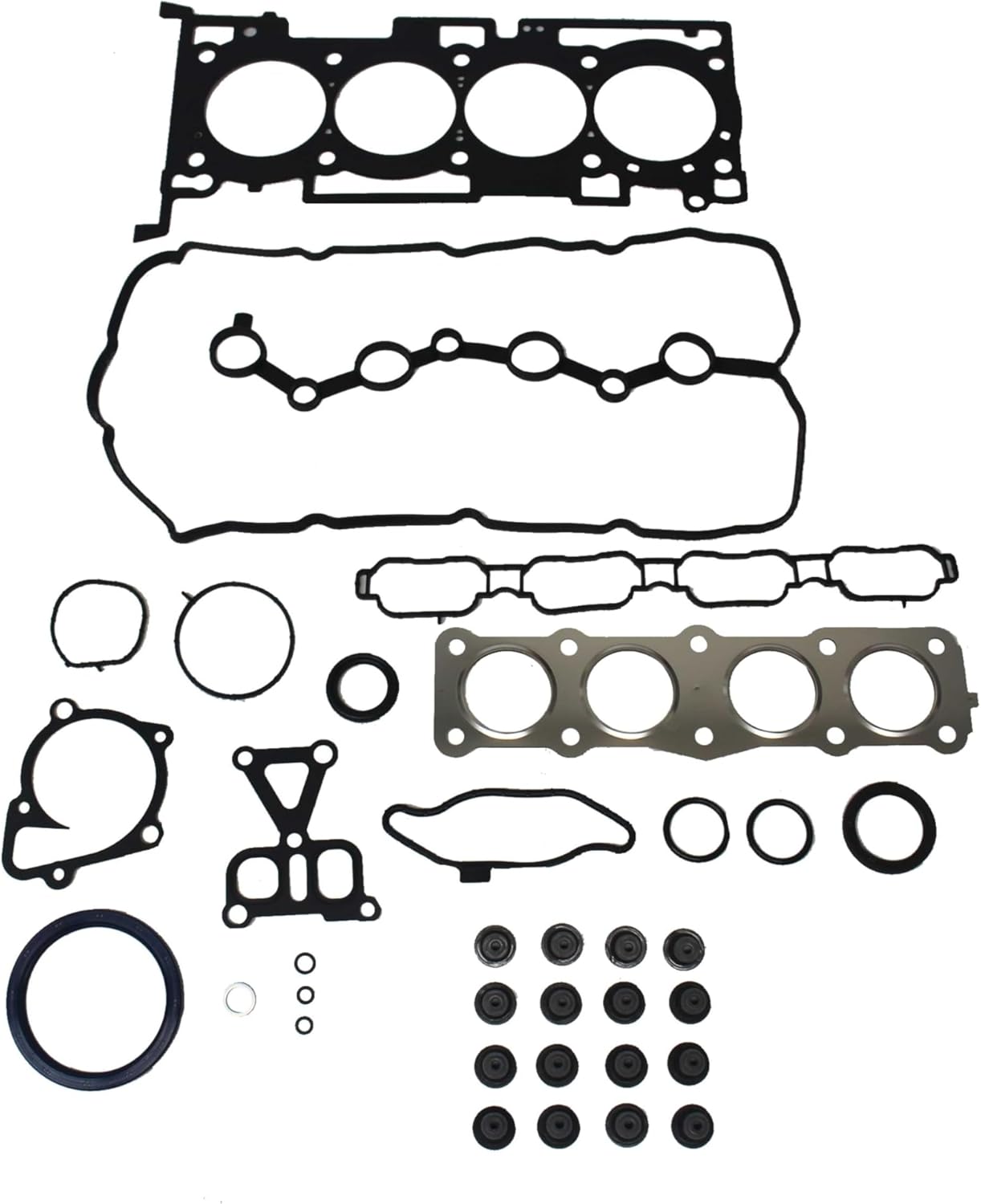 DNJ EK4297 Engine Rebuild Kit for 2015-2021 Hyundai Santa Fe, Santa Fe Sport, Sonata 2.4L L4 16V DOHC 2359cc