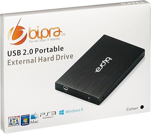 Miniatura 6 de 40Gb 40 Gb 2.5 Pulgadas Disco Duro Externo Portátil Usb 2.0 Tamaño De Bolsillo Slim Ntfs - Negro