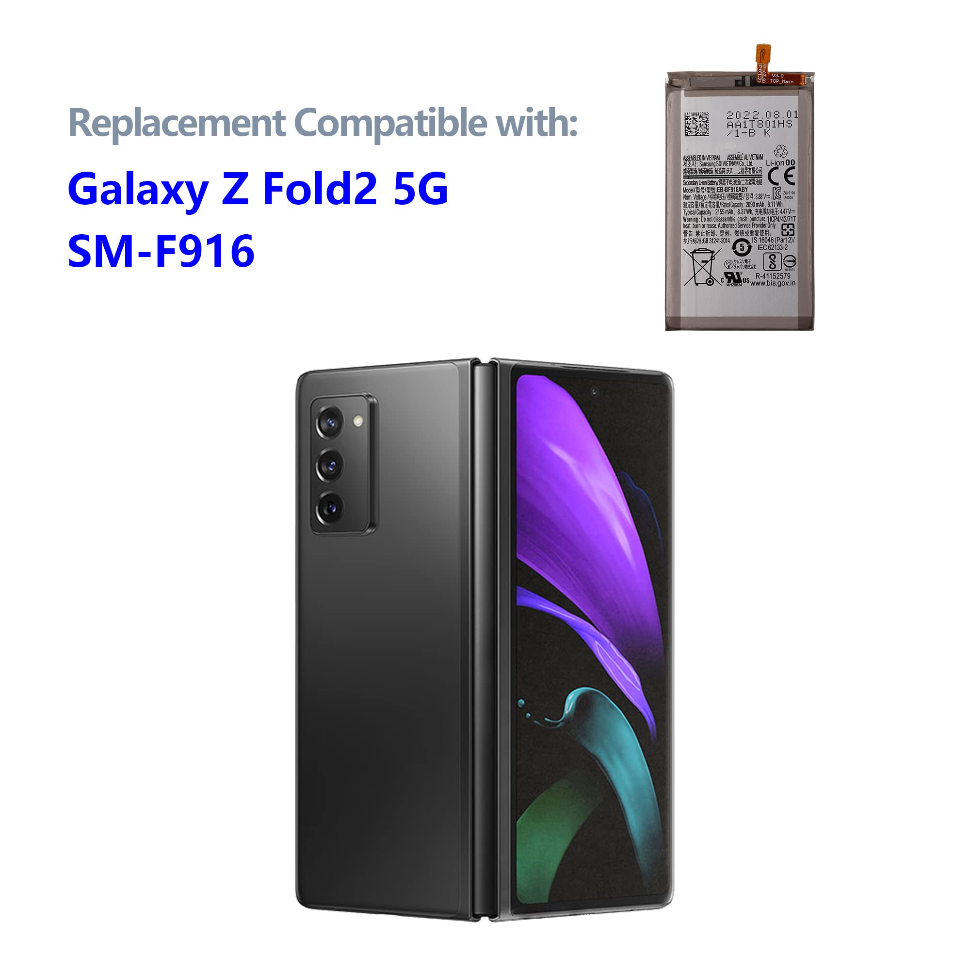 SAMSUNG - 専用 Samsung Galaxy Z Fold2 SM-F916B Samsung Galaxy Z Fold 2 5G F916B 7.6