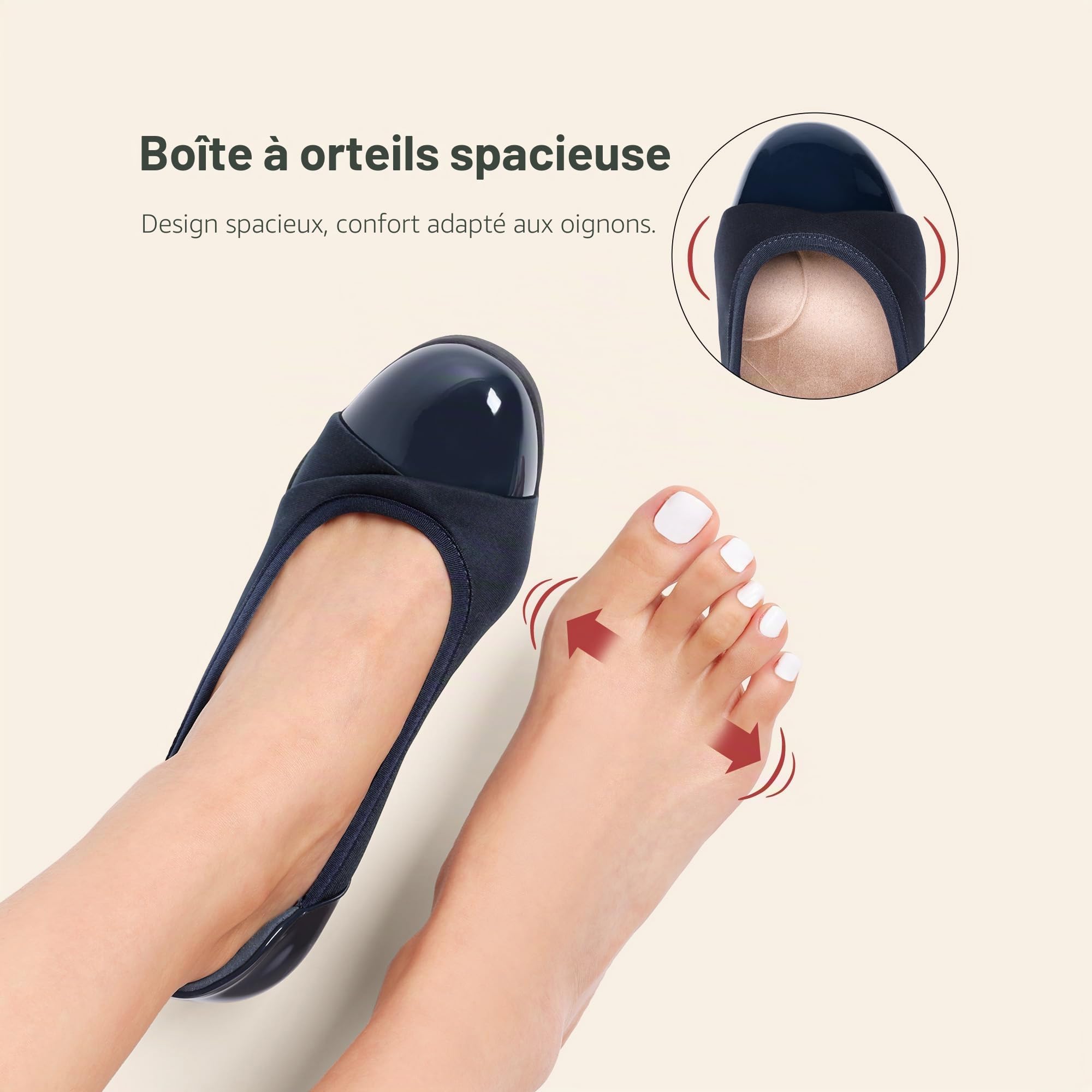 DREAM PAIRS Escarpins Femme Élégantes et Respirantes Chaussure à Talon Bas Confortable Escarpin pour Femmes