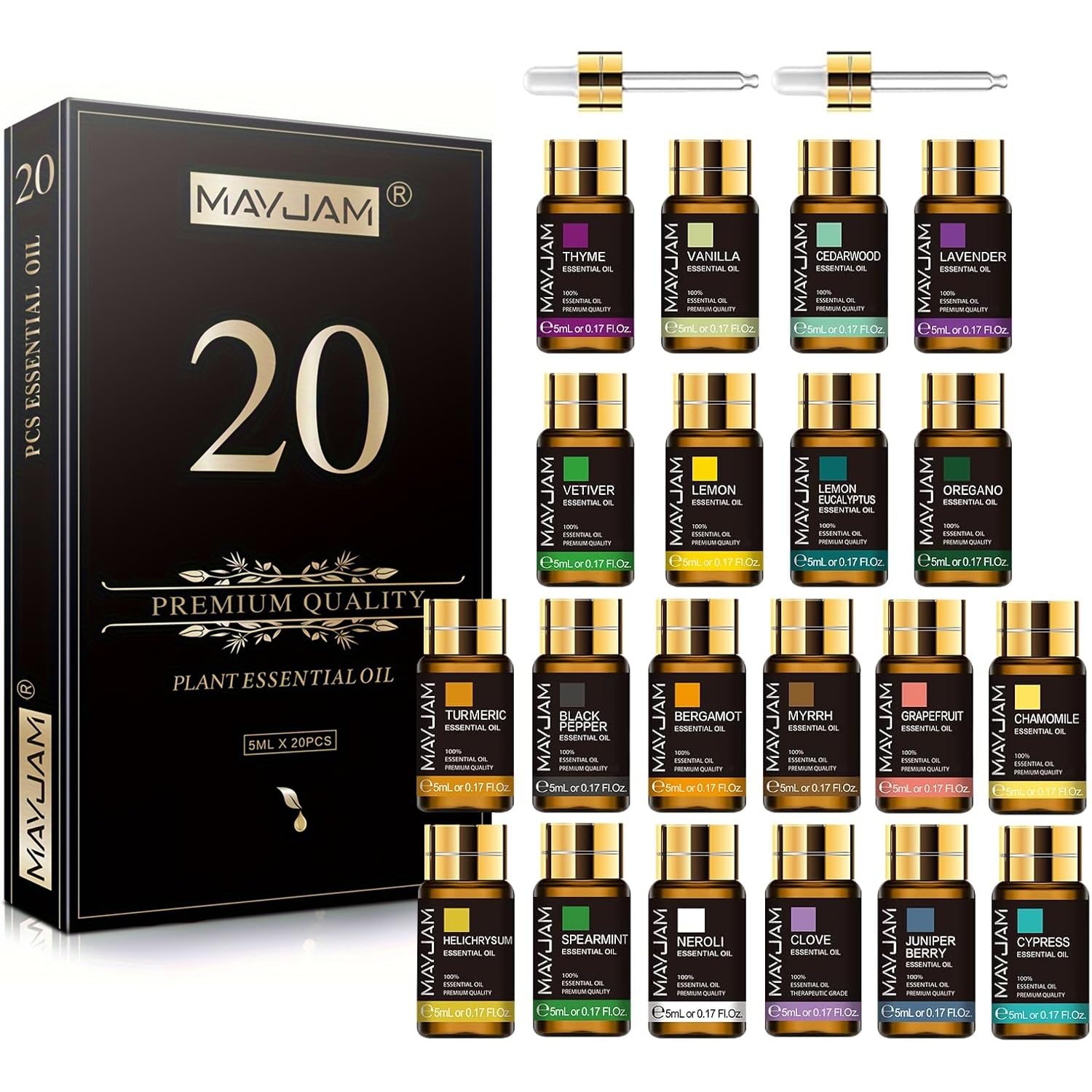 MAYJAM 20 Pcs Reines äTherisches öL