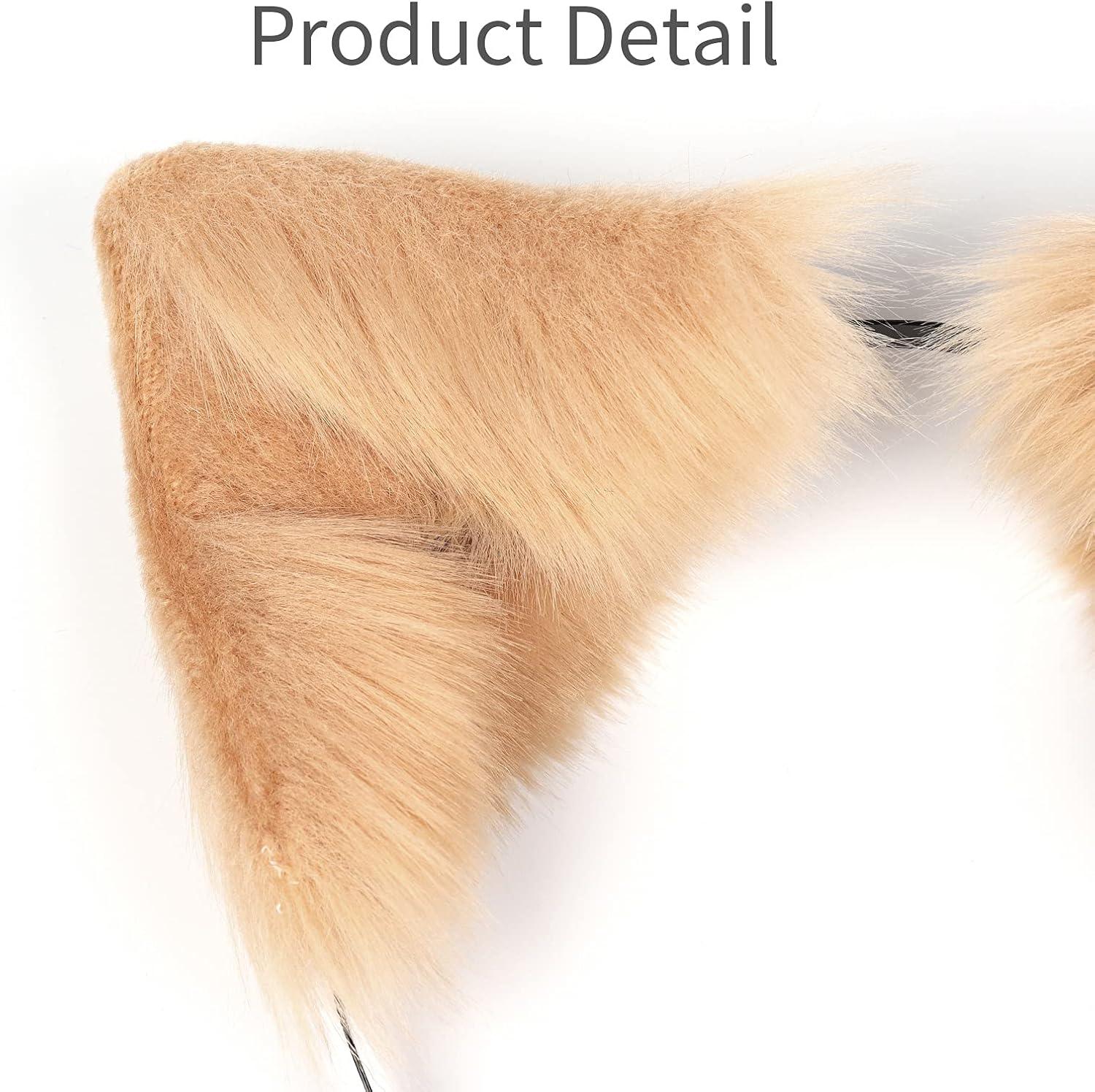 SMILETERNITY Handmade Fox Wolf Cat Ears Headwear Costume Accessories for Halloween Christmas Party - Image 2