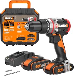 WORX NITRO - Perceuse à Percussion sans Fil - Batterie 20…