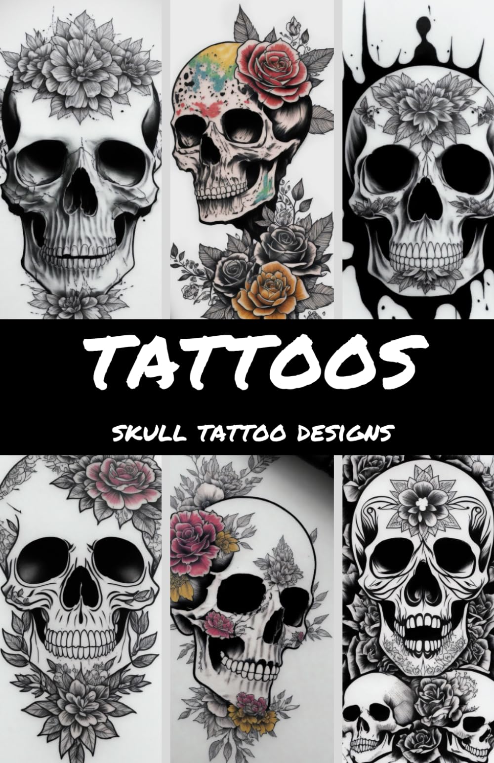 100 Skull Tattoo Designs: Inspirational Skull Tattoo Book
