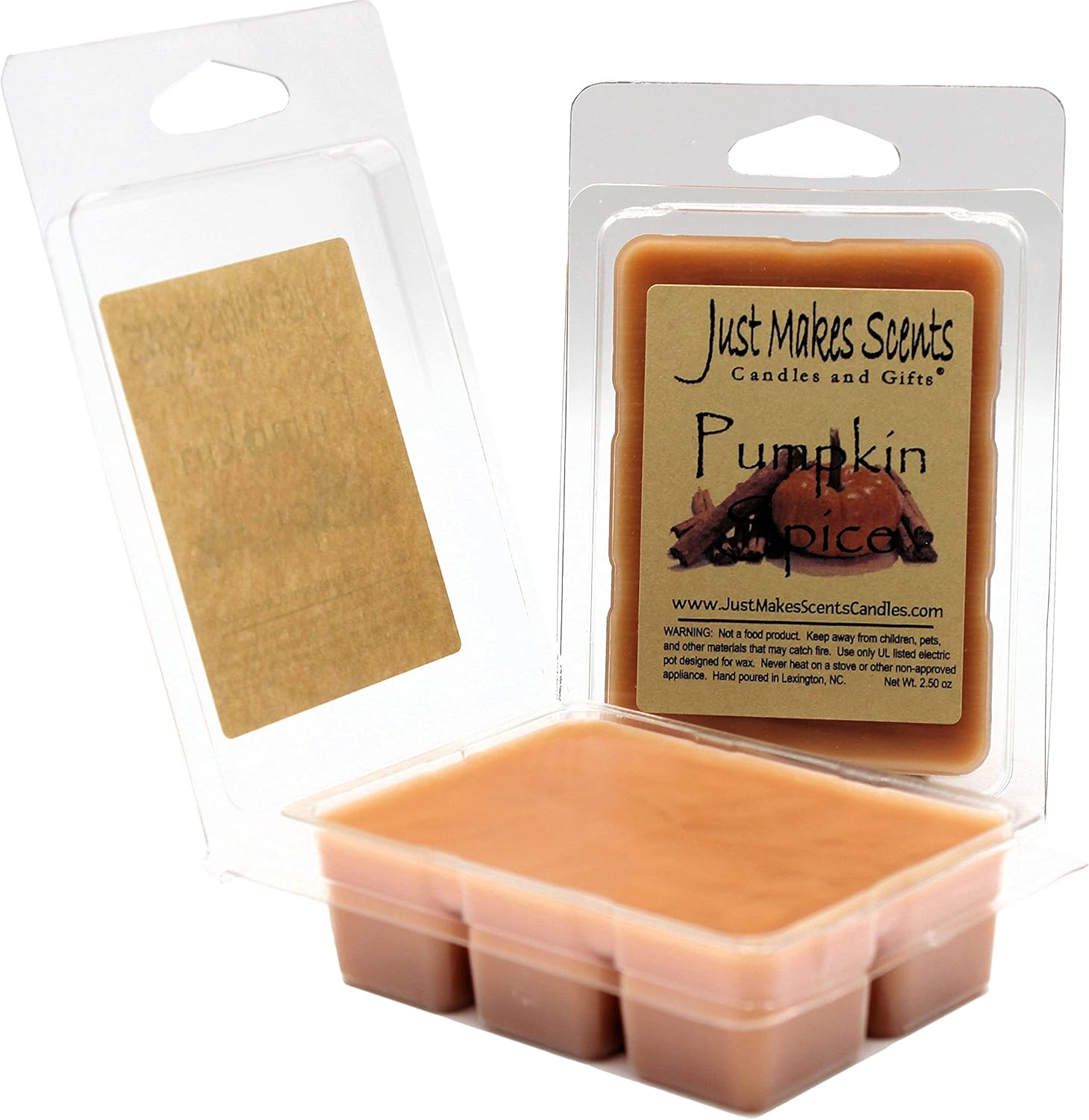 Just Makes Scents 4 Pack - Pumpkin Spice Scented Wax Melts