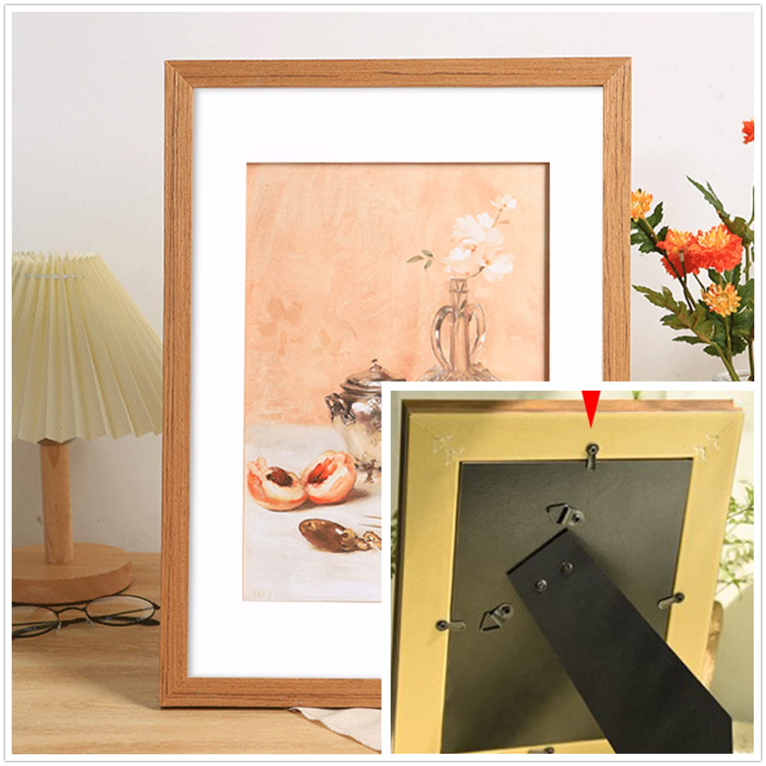 WedDecor 10mm Cadre Photo Crochets D Anneau Mural Cintre Bandes