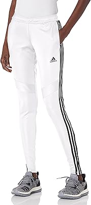 adidas Womenâ€™s Soccer Tiro 19 Training Pant, White/Black, Medium