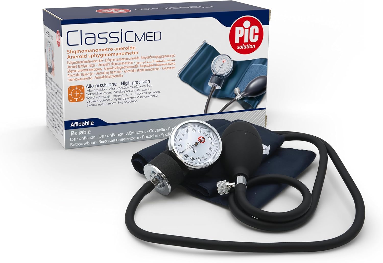 Pic Solution Classic Med Manual Blood Pressure Monitor in its packaging