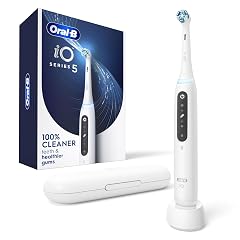 Oral-B Adult Io Series 5 Electric Toothbrush With (1) Brush Head, Rechargeable, White, 1 count