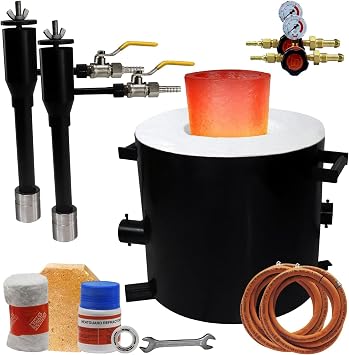 20 Kg Propane Melting Furnace Precious Metal Melting Gold Silver Copper