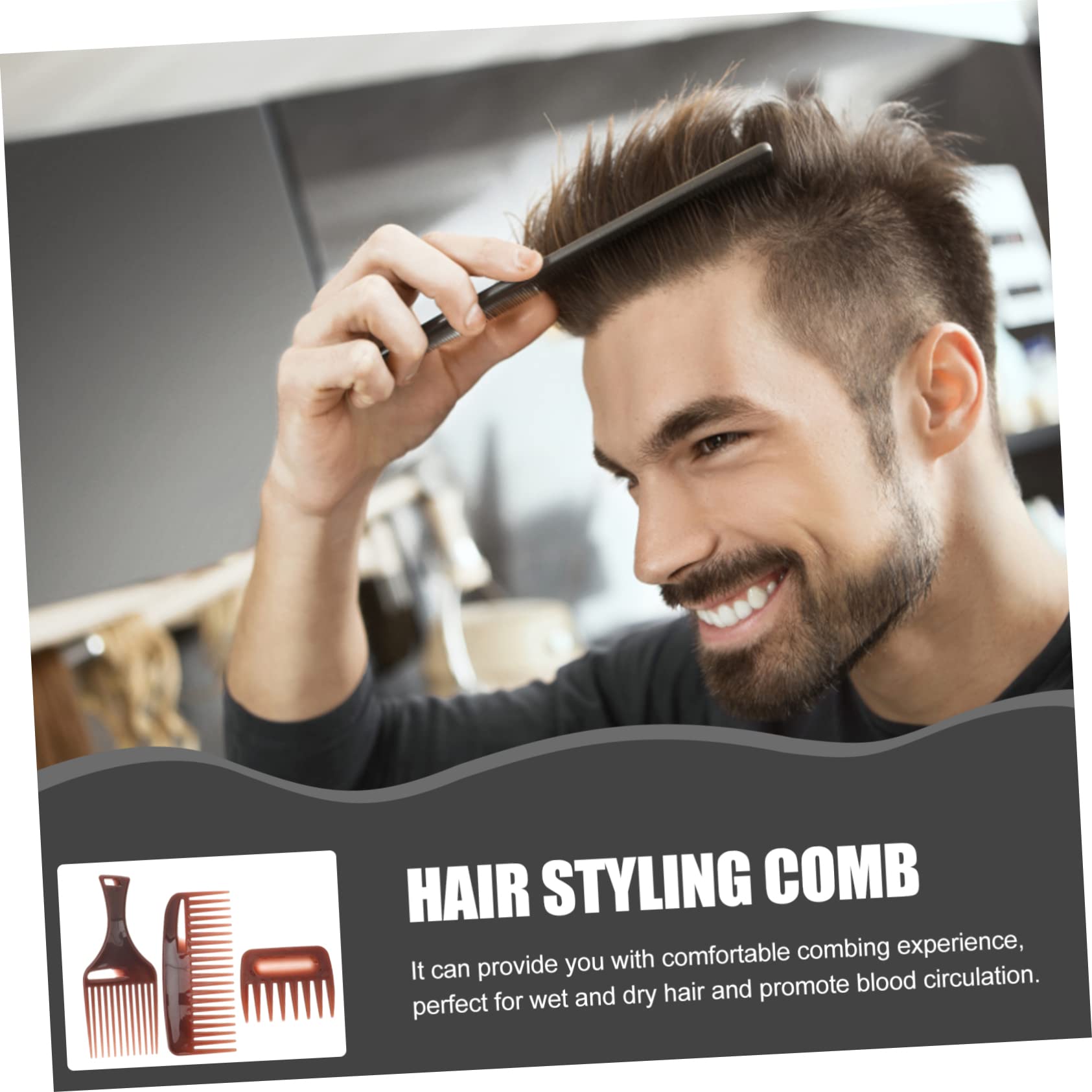 12 Pièces peigne de coiffure à dents larges peignes pour femmes peigne à dents larges pour cheveux mouillés hair charms hair toppers peignes de coupe de cheveux peigne à cheveux Healeved